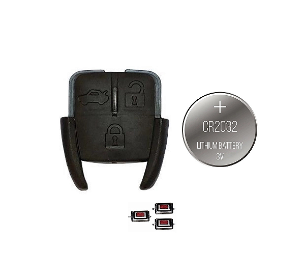 KIT CHAVE TELECOMANDO ASTRA VECTRA BLAZER CORSA  CELTA 3 BOTÕES CADEADO