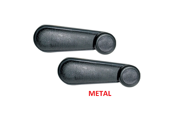 PAR MANIVELA VIDRO DA PORTA GOL PARATI SAVEIRO G1 E G2 SANTANA G1 METAL
