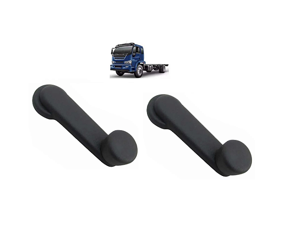 PAR MANIVELA VIDRO DA PORTA IVECO VERTIS APÓS 11