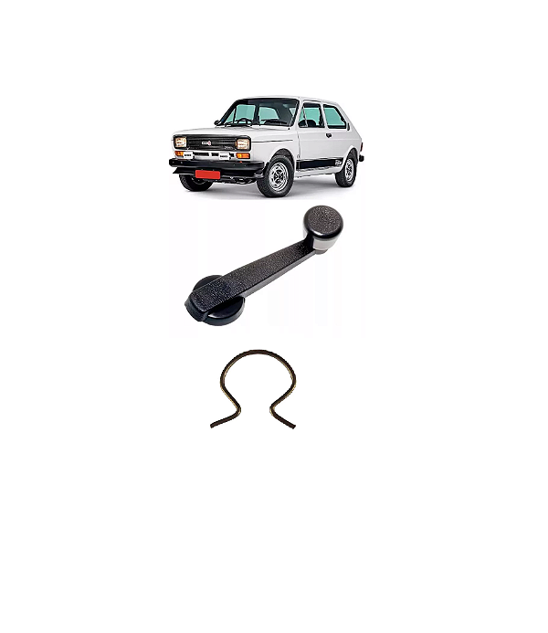 MANIVELA VIDRO DA PORTA FIAT 147 OGGI PANORAMA METAL