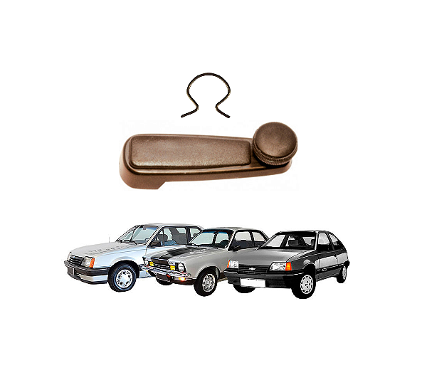 MANIVELA VIDRO PORTA CHEVETTE MONZA CAMINHÕES GM MARROM 16 E