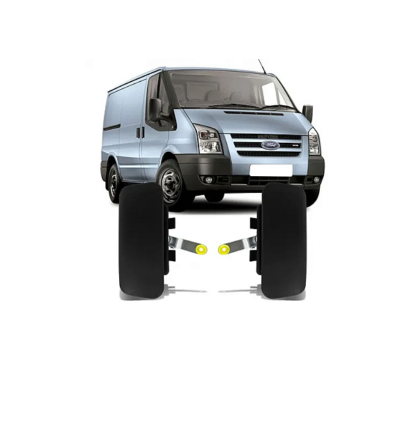 PAR MAÇANETA DA PORTA DIANTEIRA FORD TRANSIT 08 Á 13