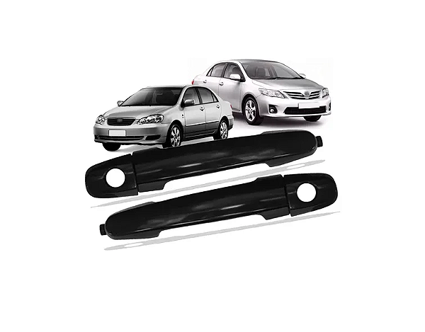 PAR MAÇANETA PORTA FIELDER TOYOTA COROLLA G2 02 Á 08 COM FURO