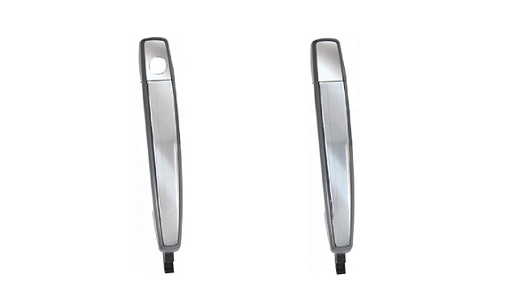 PAR MAÇANETA PORTA DIANTEIRA S10 G2 TRAILBLAZER CRUZE CAMARO CROMADA