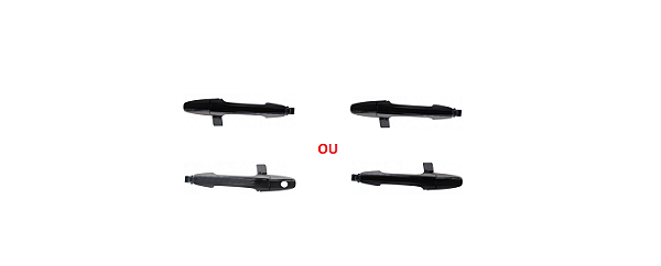 PAR MAÇANETA EXTERNA PORTA HONDA NEW CIVIC 06 Á 11