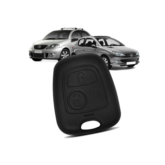 CAPA CHAVE PEUGEOT 206 207 307 BERLINGO PICASSO C3 ENCAIXE
