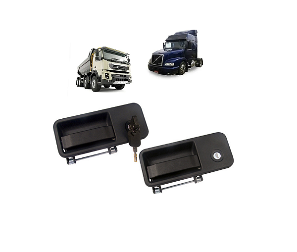 PAR MAÇANETA COM CHAVE PORTA VOLVO FH FM FMX NH12
