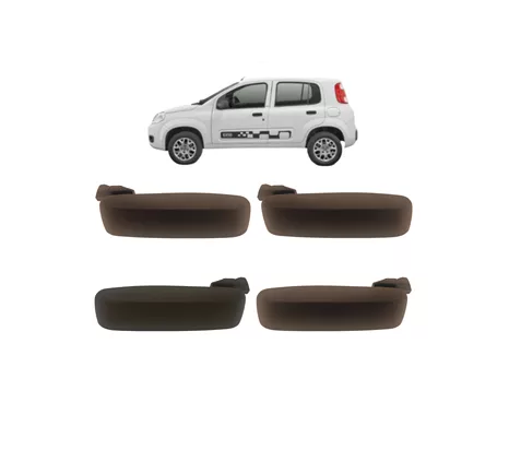KIT 4 MAÇANETAS PORTA NOVO UNO G2 APÓS 10 VIVACE WAY