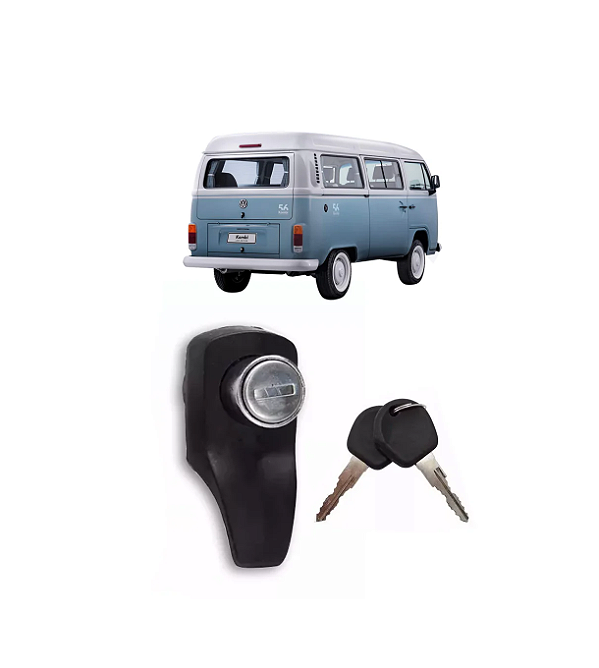 MAÇANETA CILINDRO CHAVE TAMPA DO MOTOR KOMBI CLIPPER 97 Á 13