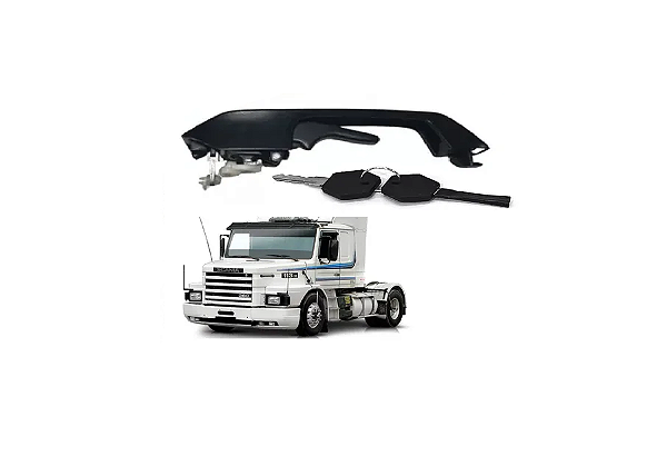 MAÇANETA PORTA COM CHAVE SCANIA SAAB P R T 80 Á 97