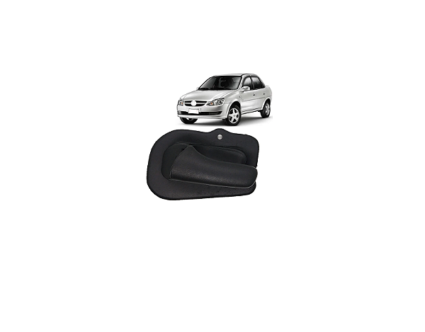 MAÇANETA INTERNA PORTA CORSA CORSA CLASSIC DIANTEIRA PRETA