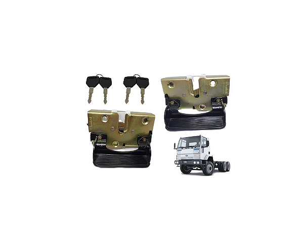 PAR FECHADURA PORTA FORD CARGO G1 APÓS 85