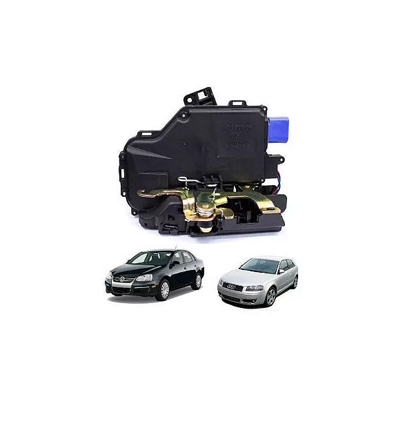 FECHADURA ELÉTRICA PORTA TRASEIRA AUDI A3 JETTA
