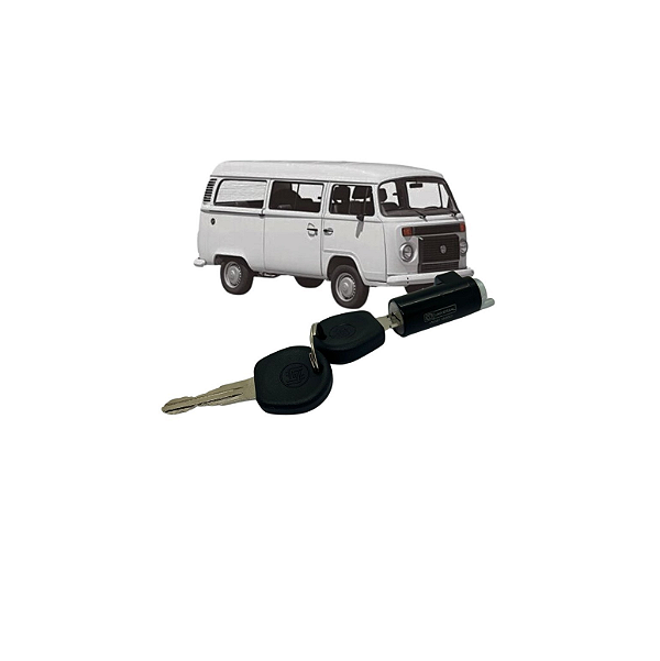 CILINDRO CHAVE PORTA LATERAL KOMBI 97 Á 13 PRETO