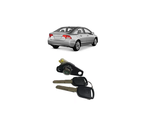 CILINDRO CHAVE PORTA MALAS HONDA CIVIC 06 Á 11