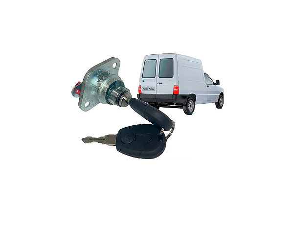 CILINDRO CHAVE PORTA TRASEIRA BAÚ FIORINO 09 Á 13