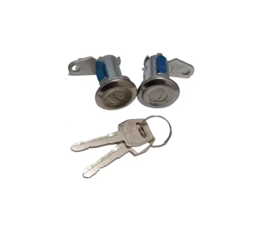 PAR CILINDROS CHAVE PORTA CORCEL BELINA CROMADO
