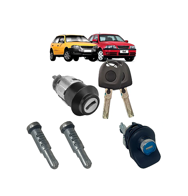KIT CILINDROS MESMAS CHAVES GOL G4 PORTA MALAS MANUAL