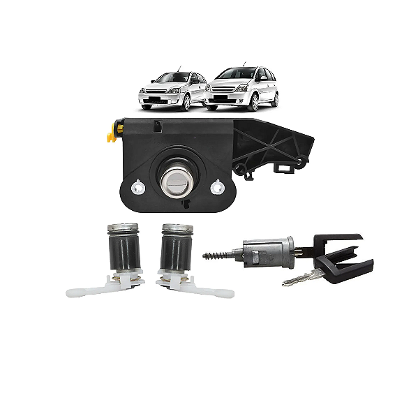 KIT CILINDROS COM MESMAS CHAVES MERIVA CORSA G2 PUSH BUTTON