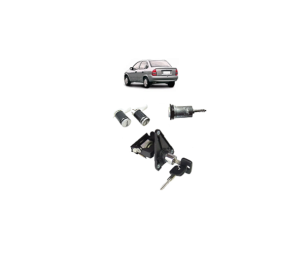 KIT CILINDROS MESMA CHAVES CORSA HATCH G1 1994 Á 2002