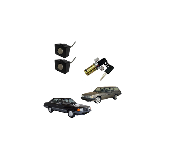 KIT CILINDROS COM MESMAS CHAVES CARAVAN OPALA
