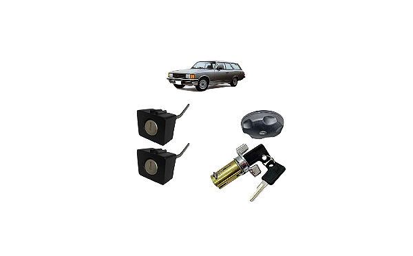 KIT CILINDROS COM MESMAS CHAVES CARAVAN1989 Á 1992
