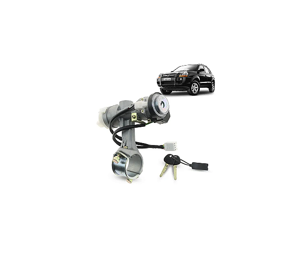 TRAVA DE DIREÇÃO COM CHAVES E COMUTADOR HYUNDAI TUCSON