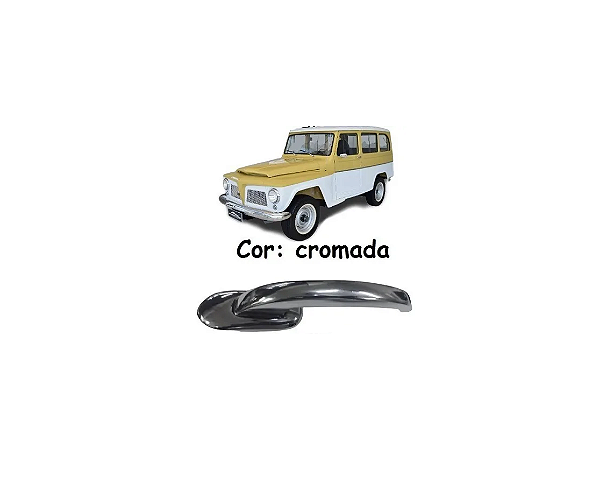 PAR MAÇANETA EXTERNA PORTA RURAL AERO WILLYS F75 ATÉ 1976
