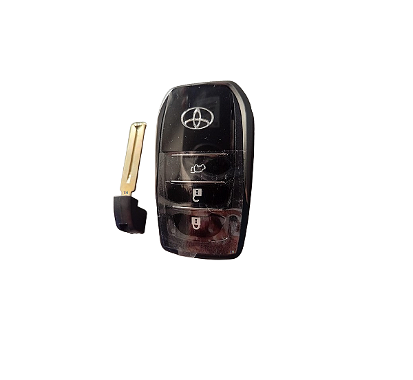 CARCAÇA PARA CHAVE DE PRESENÇA TOYOTA  HILUX SW4 3 BOTÕES