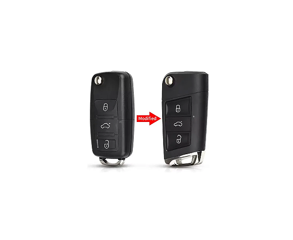 CARCAÇA CHAVE CANIVETE VW PARA ADAPTAÇÃO G5