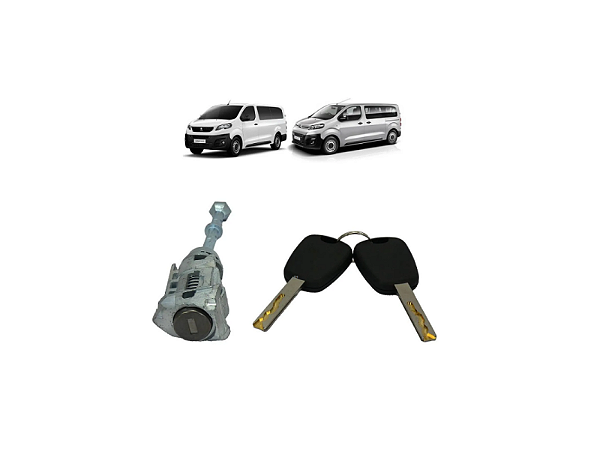 CILINDRO C/ CHAVE PORTA PEUGEOT EXPERT CITROEN JUMPY APÓS 17