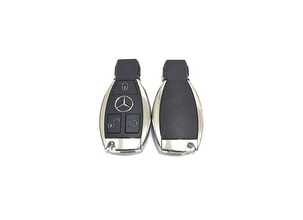 CARCAÇA CHAVE MERCEDES 3 BOTÕES SLOT