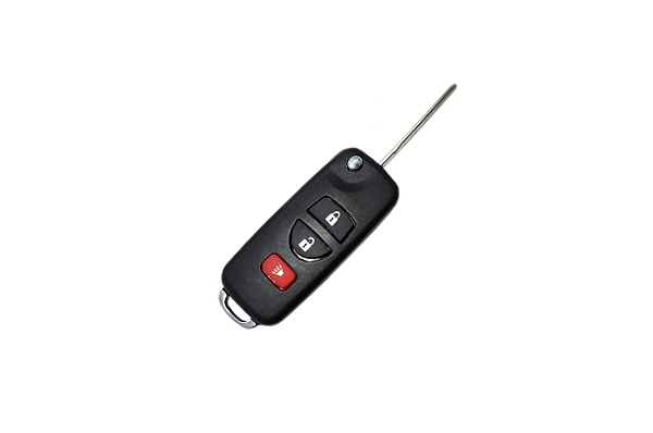 CARCAÇA DA CHAVE CANIVETE NISSAN ADAPTAÇÃO CONTROLE 3 BOTÕES