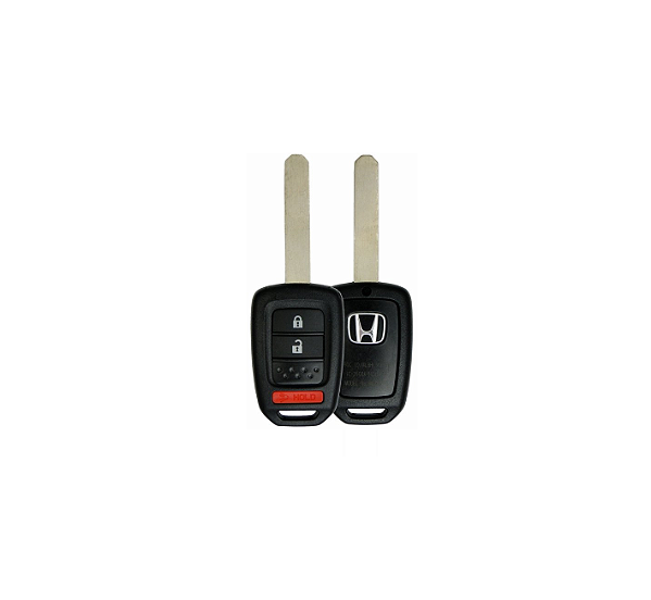 CHAVE CARCAÇA TELECOMANDO HONDA MODELO PICOLÉ 2B + PÂNICO
