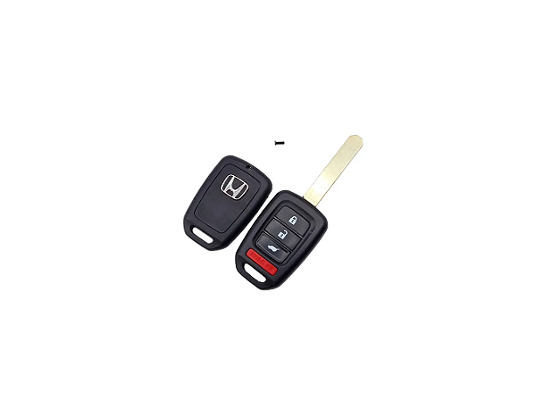 CHAVE CARCAÇA TELECOMANDO HONDA MODELO PICOLÉ 4 BOTÕES