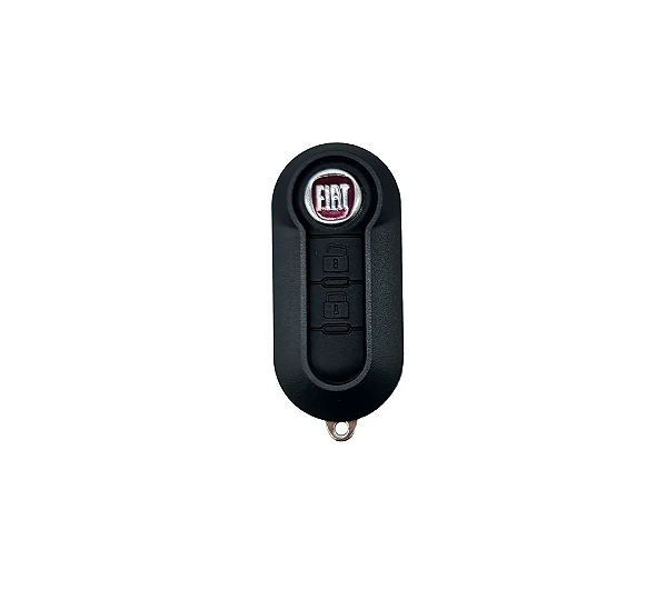 CARCAÇA CHAVE CANIVETE FIAT 500 BRAVO UNO 2 BOTÕES PRETA