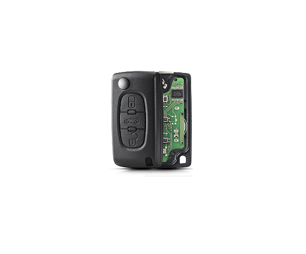 CHAVE CANIVETE CITROEN 3 BOTÕES 433MHZ PCF7941