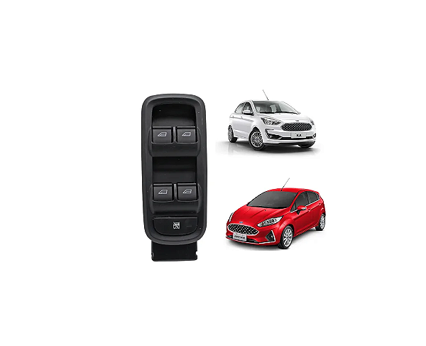 BOTÃO QUÁDRUPLO DO VIDRO ELÉTRICO NEW FIESTA ECOSPORT KA