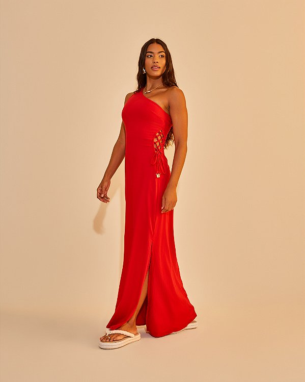 Vestido Longo Laila Vermelho