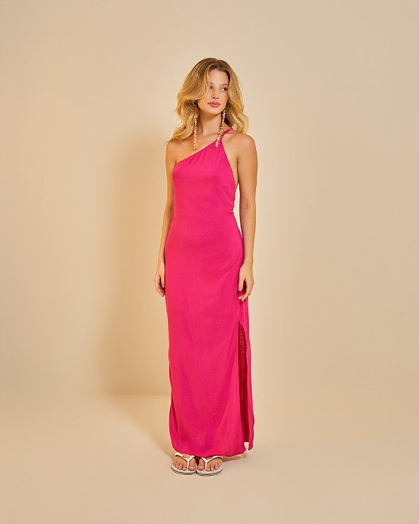 Vestido Cropped Bruna Pitaya