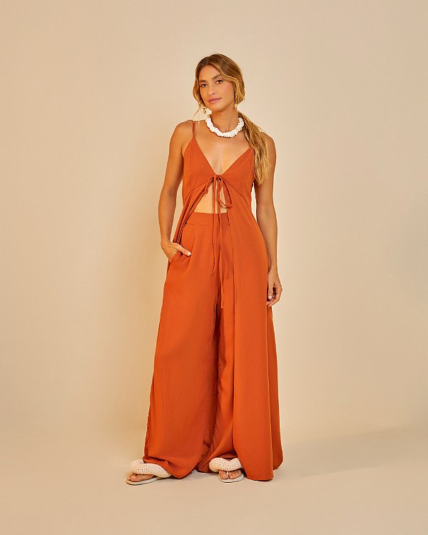 Maxi Blusa Dália Canela