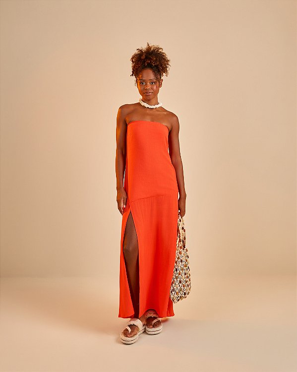 Vestido Longo Solange Caiena