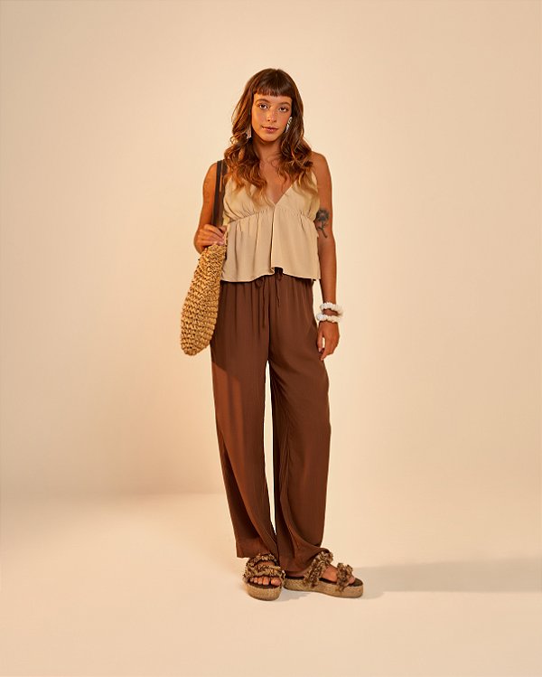 Calça Mali Chocolate