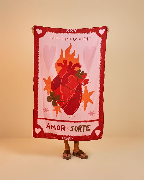 Bandeira Amor & Sorte
