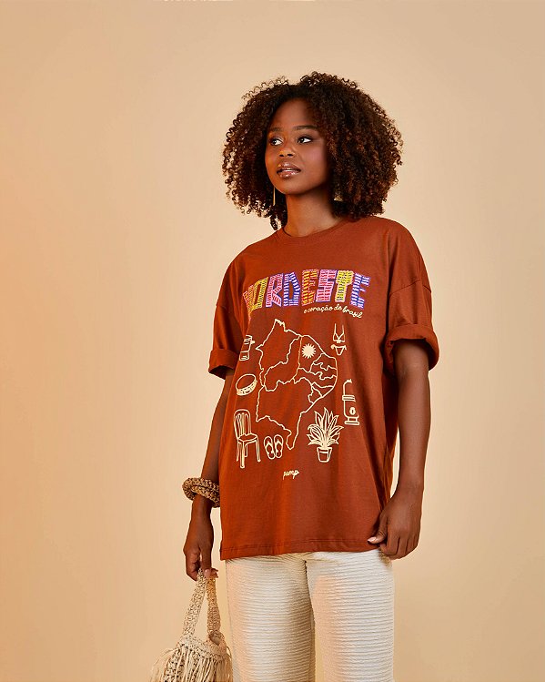 T-Shirt Nordeste O Coração do Brasil