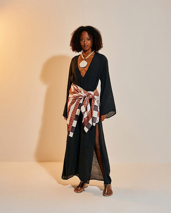 Vestido Longo Nora Preto