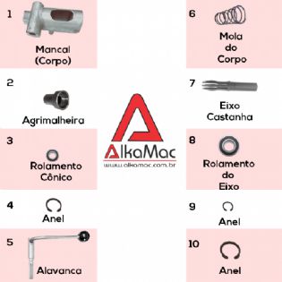 Mancal Completo para Máquina Desentupidora TL-50