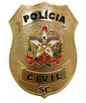 DISTINTIVO DE PEITO - POLÍCIA CIVIL SC
