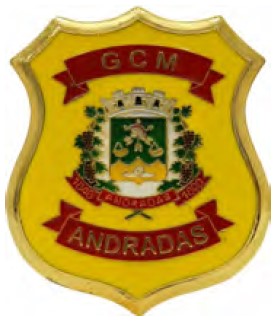 DISTINTIVO DE PEITO - GCM ANDRADAS