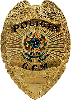 DISTINTIVO DE PEITO - POLÍCIA G.C.M